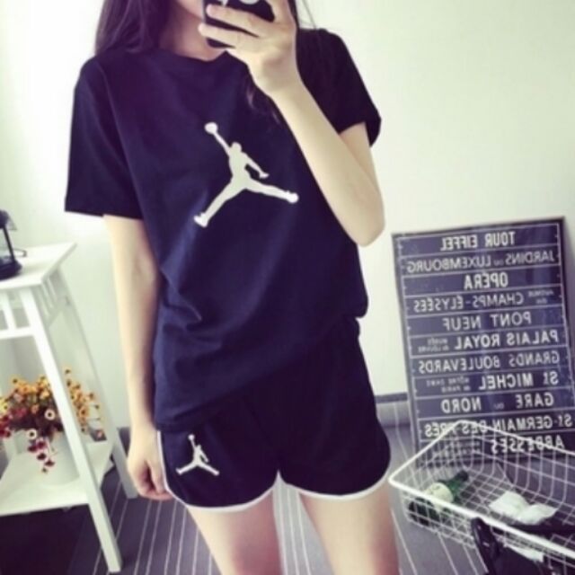 JordanT恤 黑色 運動風 運動T-shirt NBA Jordan 小飛人