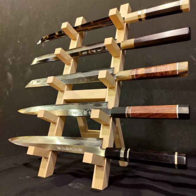 木製展示刀架廚刀收藏 蝦皮購物