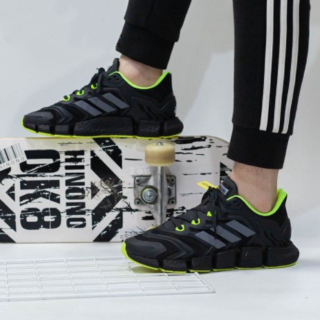 Adidas CLIMACOOL VENTO 慢跑鞋H67641 黑綠透氣休閒鞋運動鞋男鞋現貨| 蝦皮購物