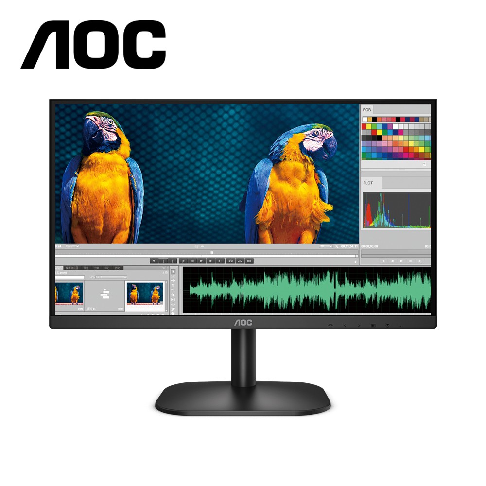 AOC 24型 24B2XH (福利品)(寬)螢幕顯示器 現貨 廠商直送