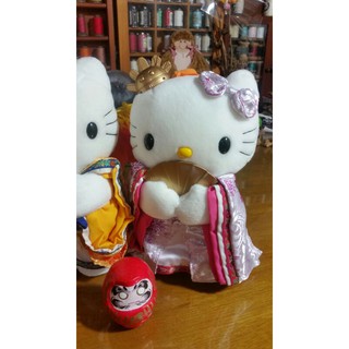 🐈 麥當勞 和服Hello Kitty 絨毛 娃娃 一對 // 出清//