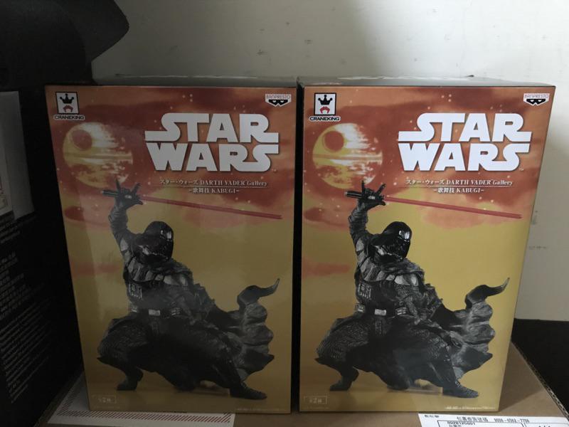 日版star Wars 星際大戰banpresto 歌舞伎黑武士darth Vader A款b款 蝦皮購物