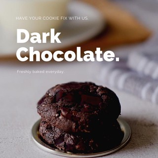 Dark Chocolate Homemade Cookie