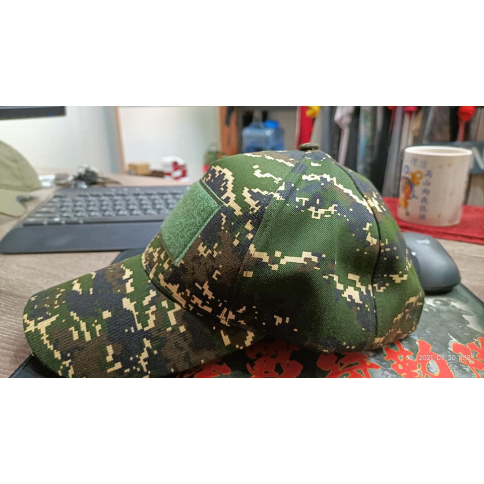 中華民國海軍陸戰隊-數位虎斑迷彩小帽350元-前片空白魔鬼氈款-兩棲偵搜大隊版