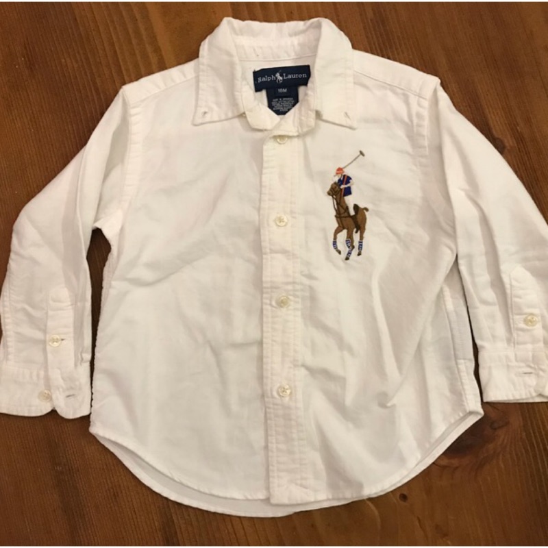 （客訂）Ralph Lauren polo 專櫃正品18M大馬經典襯衫