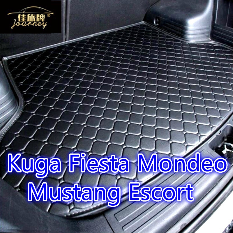 （現貨）工廠直銷適用福特Ford Kuga Fiesta Mondeo Mustang 皮革後廂墊 後行李箱墊 後車廂墊