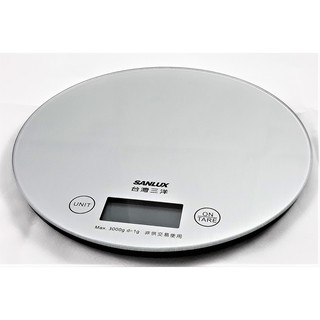 SANLUX 臺灣三洋 數位料理秤 SYES-K452 圓型電子秤 最大計量3000g 電子秤 料理秤