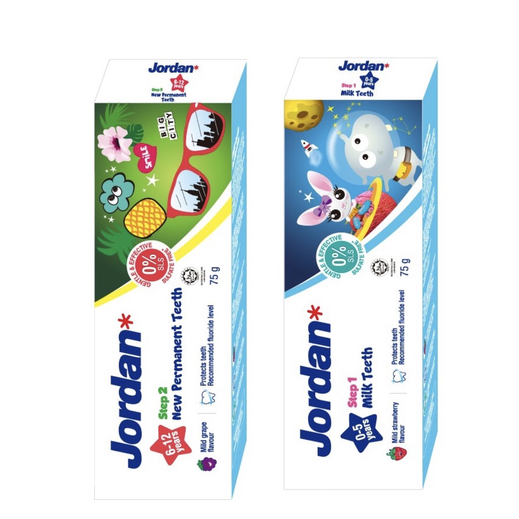 北歐品牌 Jordan 兒童牙膏