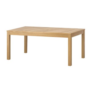 絕版品/北歐IKEA宜家BJURSTA延伸桌實木餐桌工作桌/橡木/174/217/260x95/二手八成新/特$7800