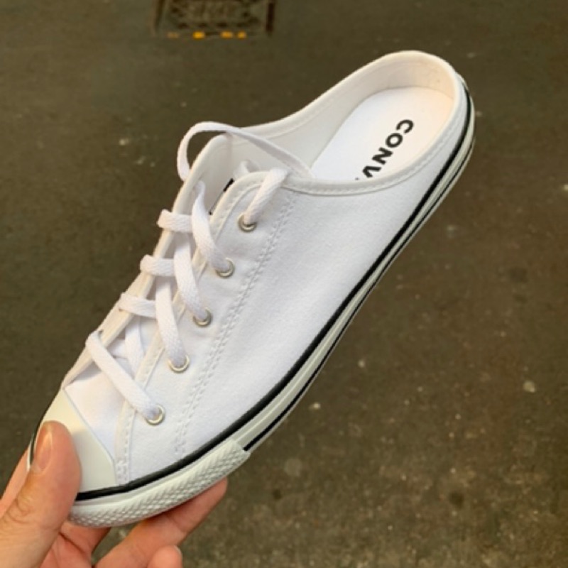 Converse Chuck Taylor Dainty Slip 帆布懶人鞋 白 567946C