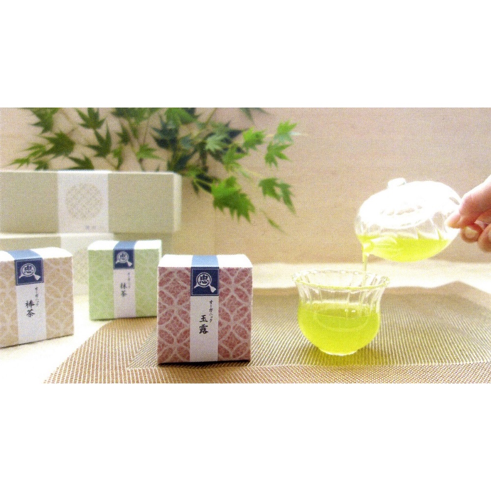 有機栽培 嚴選100%日本一番茶之禮品套裝　有機栽培　１番茶100%使用オーガニック茶セット Atsukoi