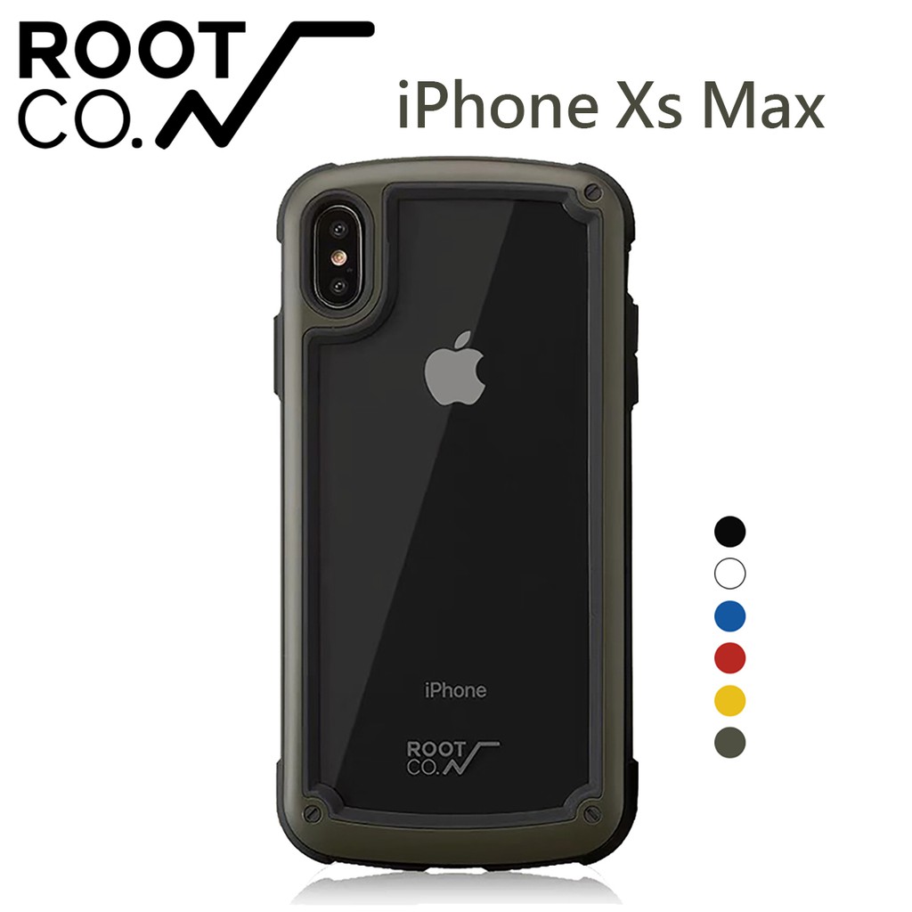 日本 Root Co Iphone Xs Max Tough Basic 透明背板 共六色 蝦皮購物