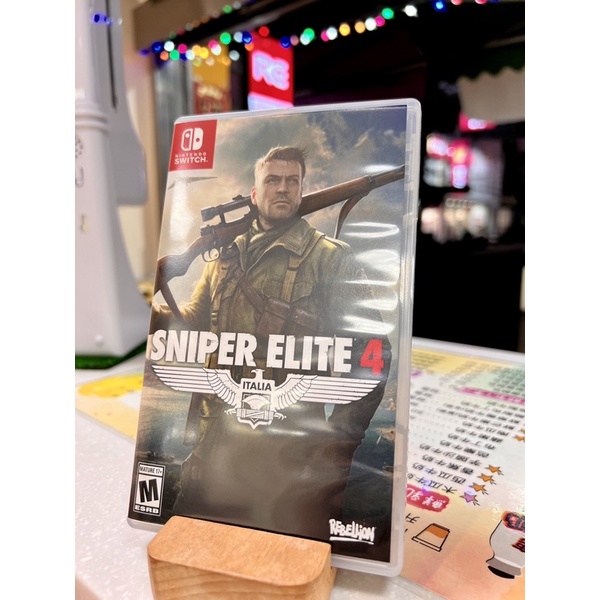 二手 NS Switch遊戲 狙擊之神4 SNIPER ELITE 4 中文版