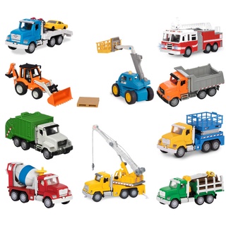 美國 B.TOYS Driven小型工程車系列(多款可選)水泥車|消防車|拖車|卡車|吊車【麗兒採家】