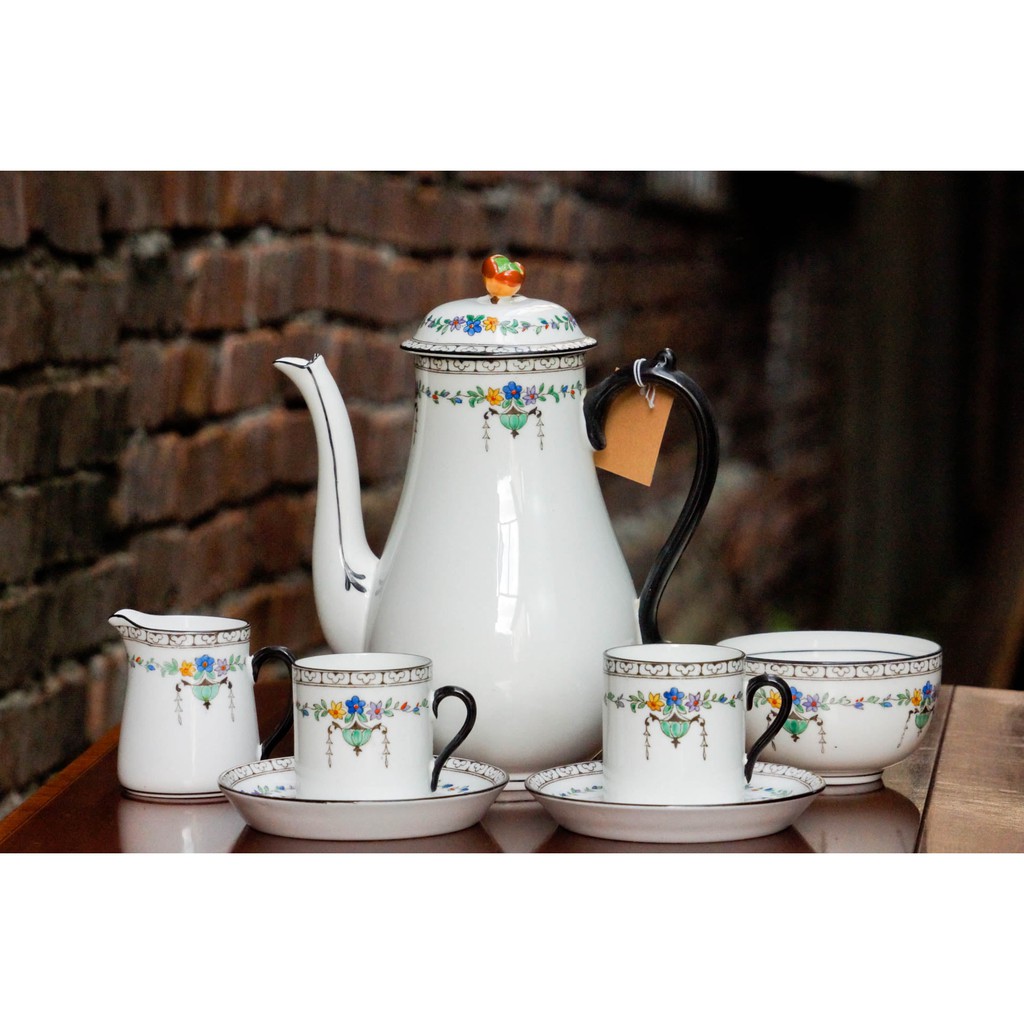 【Sunshine Antiques】Tuscan - Rookwood 英國 骨瓷 瓷器 手繪 咖啡 杯組 A.23