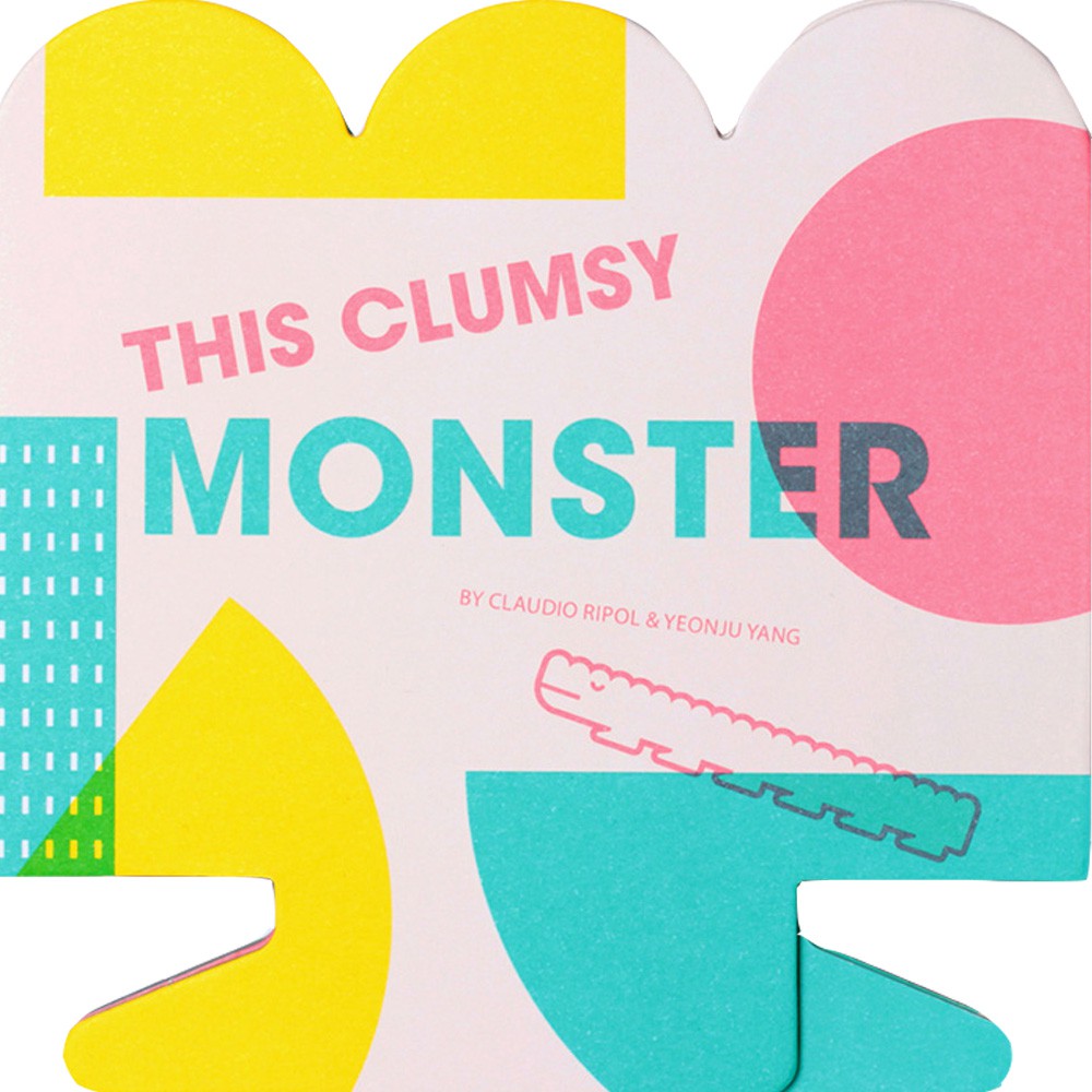 This Clumsy Monster 笨手笨腳的怪物造型硬頁書