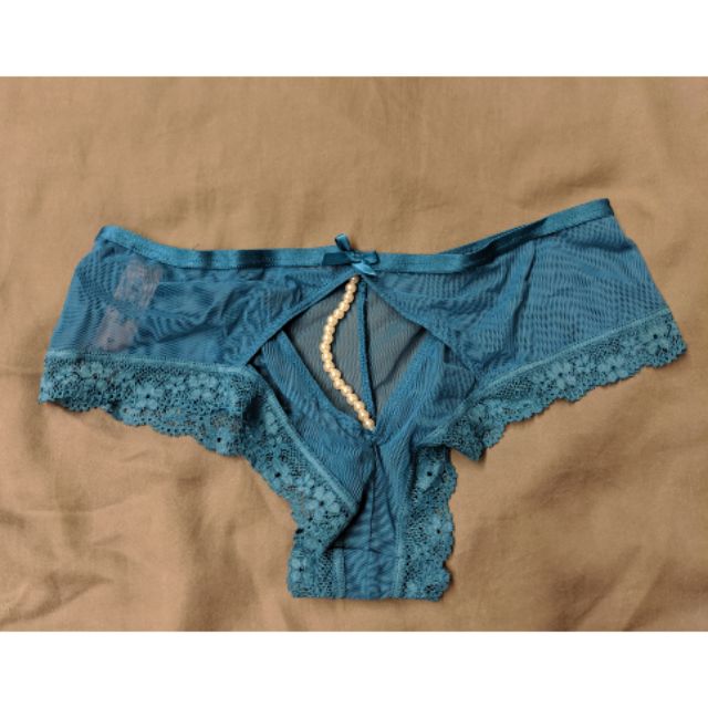 Victoria's Secret 維多利亞的秘密 藍色平口內褲 S