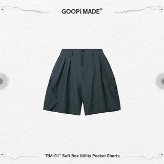 Goopi “RM-01” Soft Box Utility Pocket Shorts - Aqua (已售出）