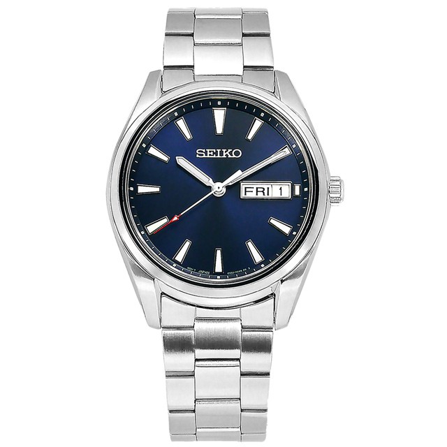 SEIKO 精工 CS城市日曆手錶(SUR341P1/6N53-00A0B)-藍/40mm
