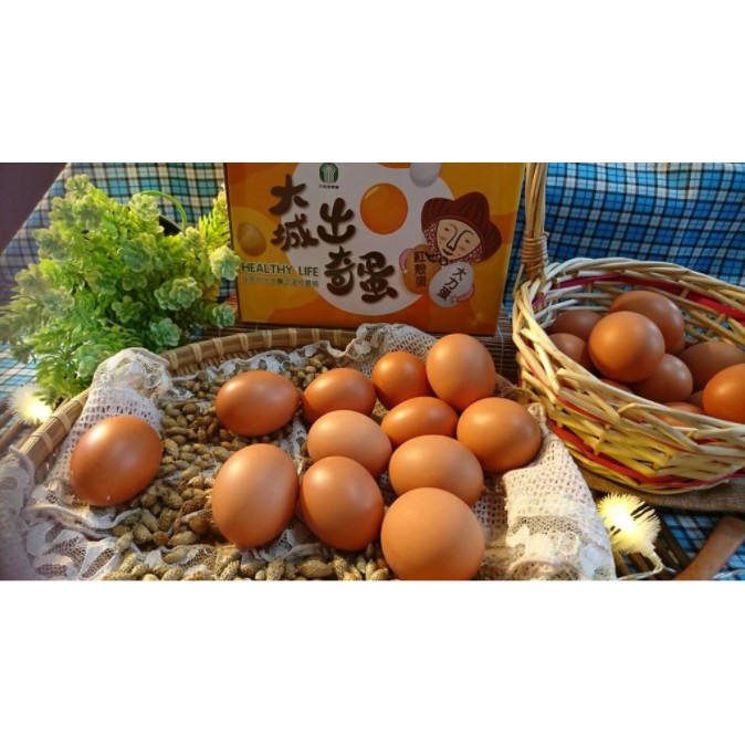 🌟歡迎到大-城-鄉-農-會-官-網-www.dcfa.org.tw「大城出奇蛋-紅殼蛋」參觀~🌟1箱8盒共192顆蛋🌟