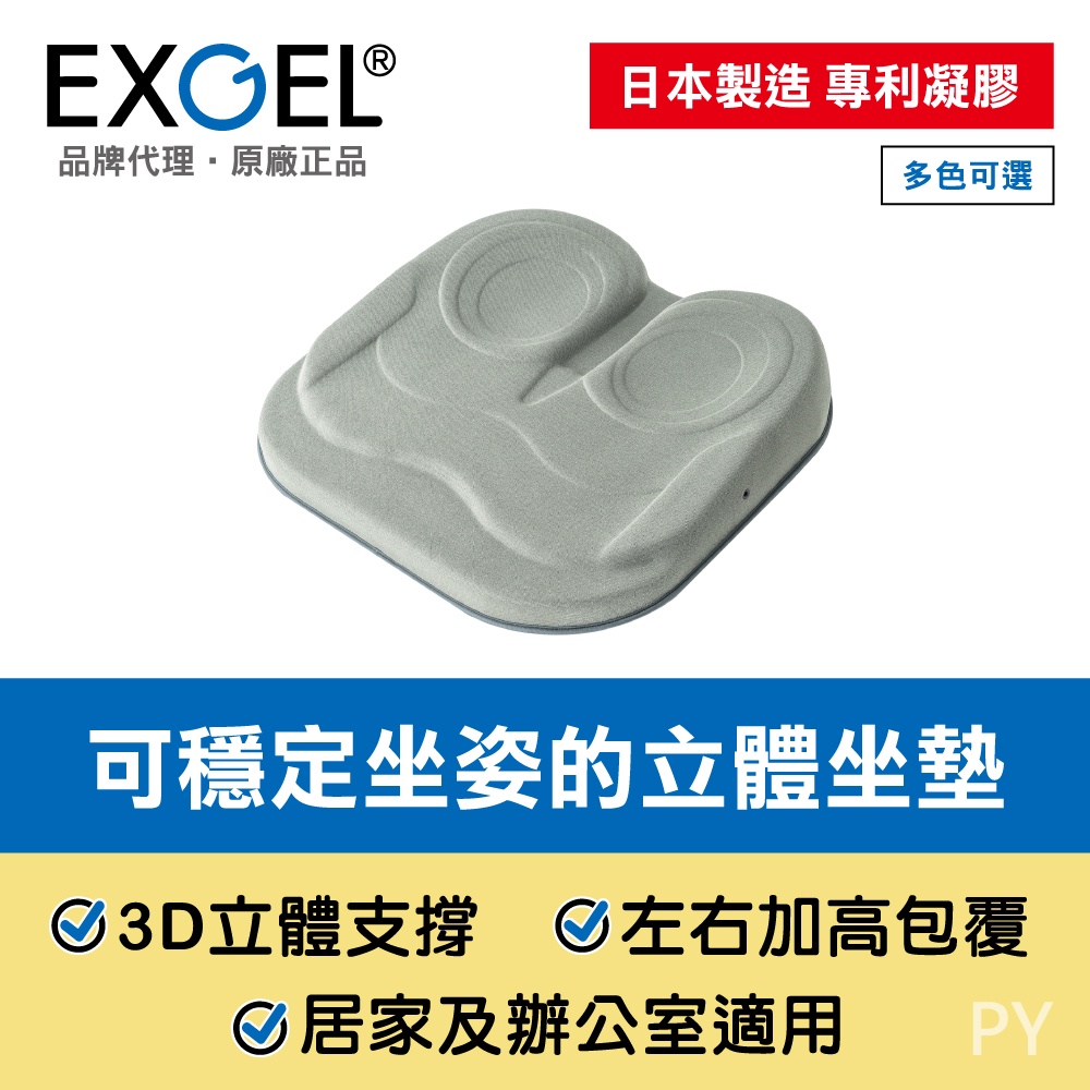 【原廠總代理】EXGEL 貓頭鷹3D進階款坐墊 THE OWL 3D Highest 日本製