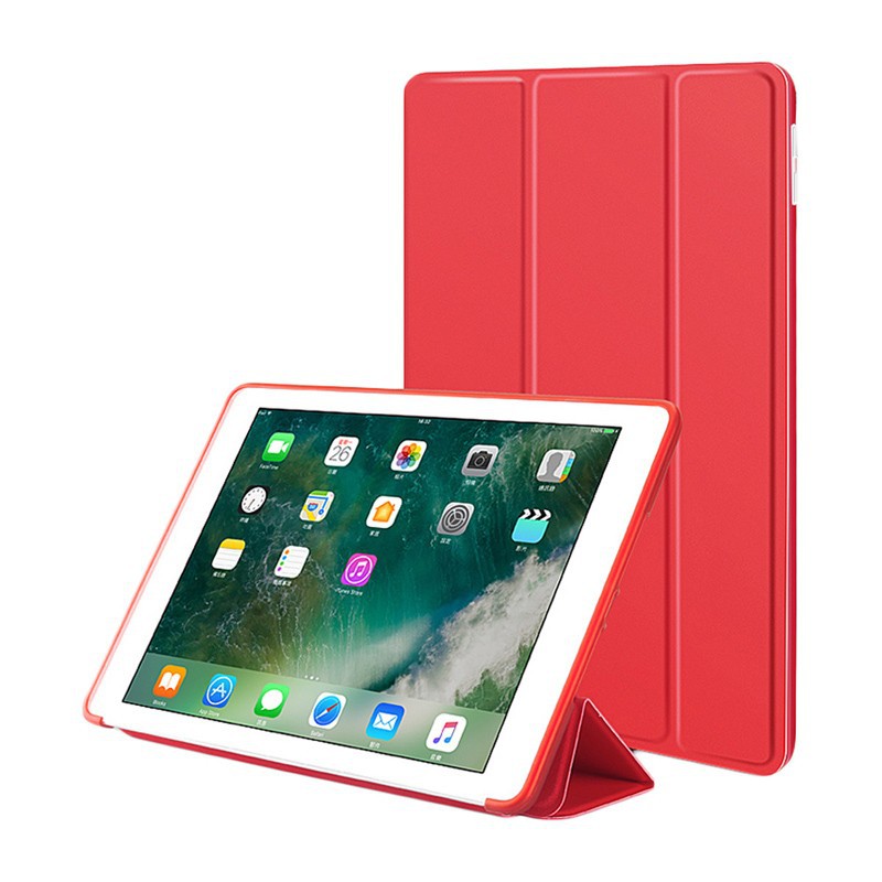 Apple蘋果iPad mini4/mini5 7.9吋2019版高質感三折TPU軟殼保護皮套 現貨 廠商直送