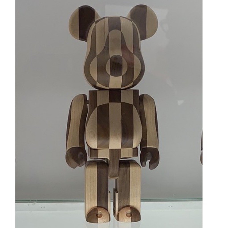 Be@rbrick Bearbrick Karimoku Longitudinal chess 木頭熊 400%