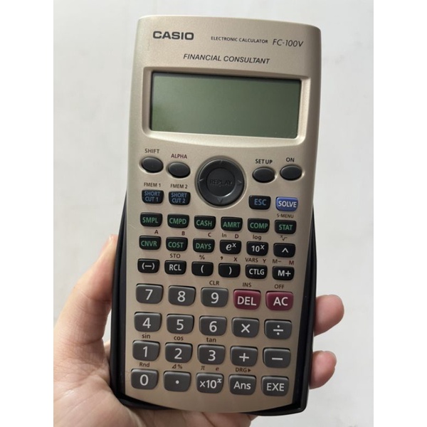 二手 Casio FC-100V財務計算機