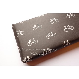 REPL) 包裝紙 包裝 緞帶 禮物 生日 塗鴨 腳踏車 WP