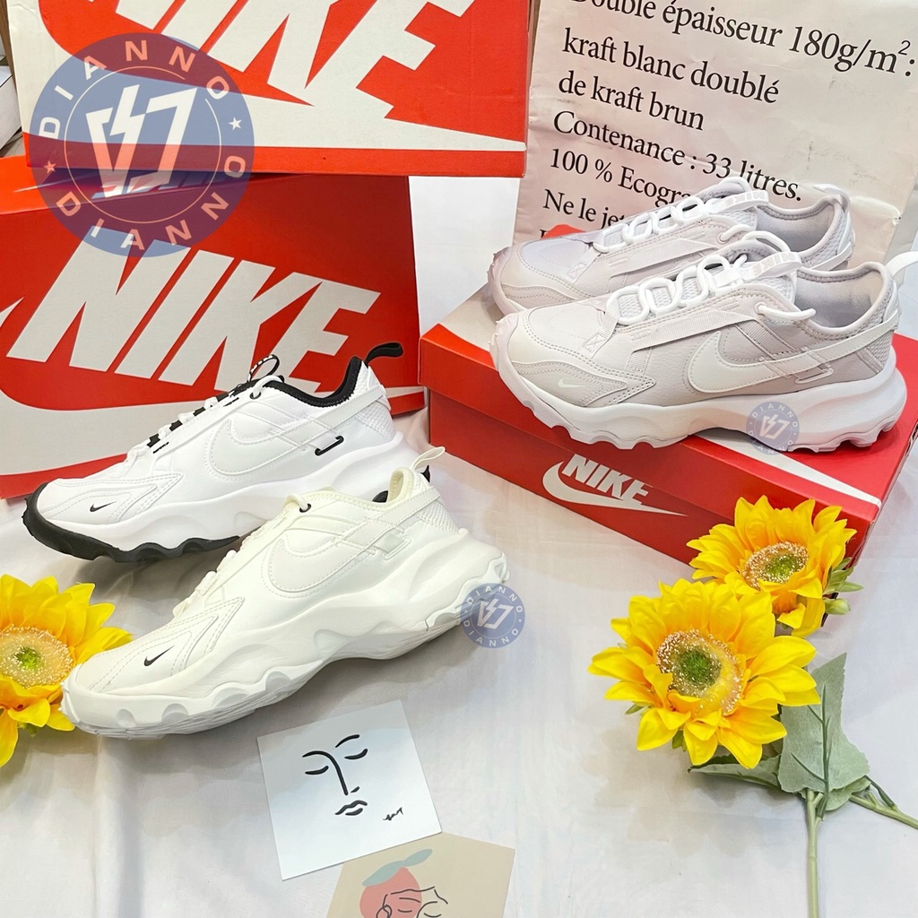 帝安諾-實體店面 Nike TC 7900 小白鞋 女鞋 Oreo 反光 米白 小白鞋  增高 DD9682-100