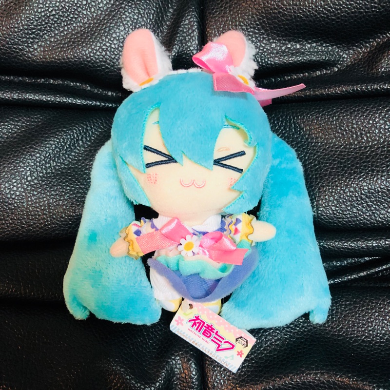 【神爪阿帝】保證日本帶回 TAITO景品 兔耳初音 MIKU 初音未來 吊飾 娃娃 公仔