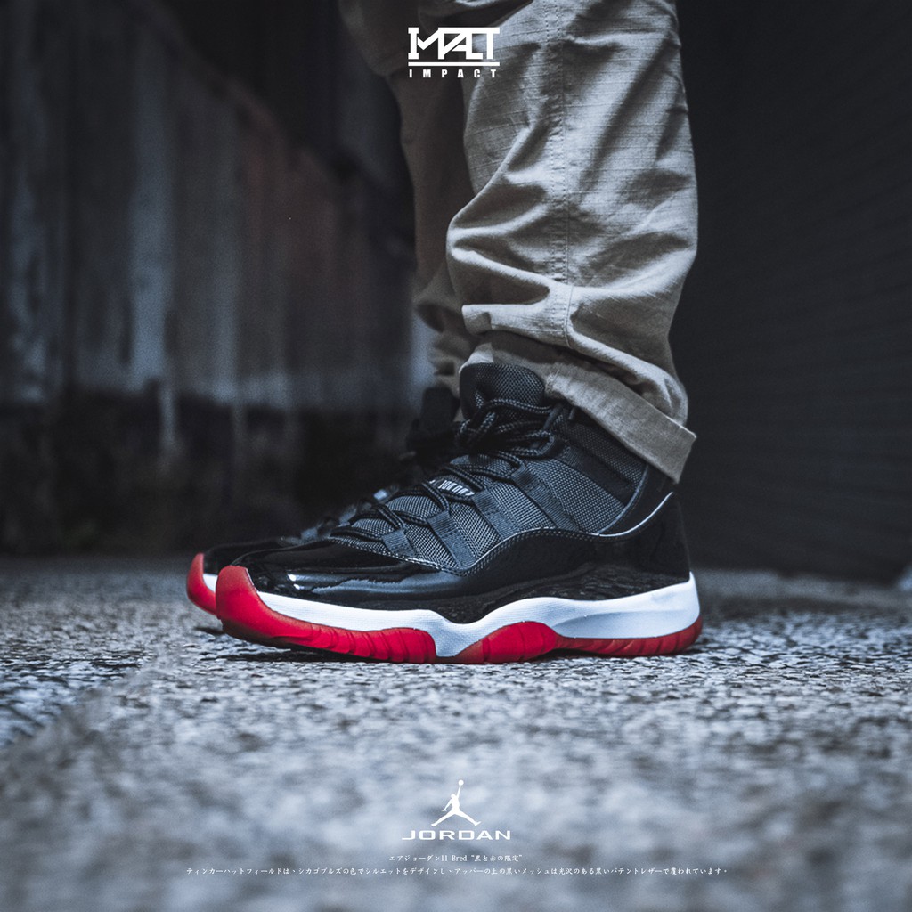 IMPACT Air Jordan 11 Bred AJ 11代 黑紅 喬丹 高筒 公牛 籃球鞋 378037-061