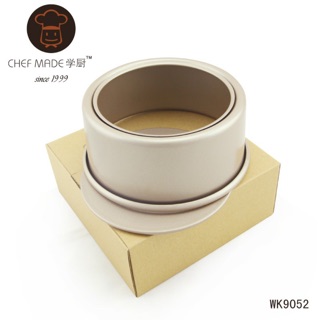 <烘焙廚房>Chefmade學廚WK9052香檳金6吋活動圓形蛋糕模金色6寸戚風圓型蛋糕模具烘培烤箱烤模烤盤wk9052