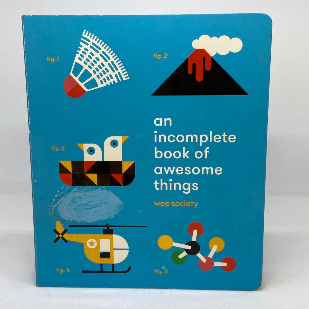 英文繪本 An Incomplete Book of Awesome Things (厚紙板書)  【普克斯閱讀網】