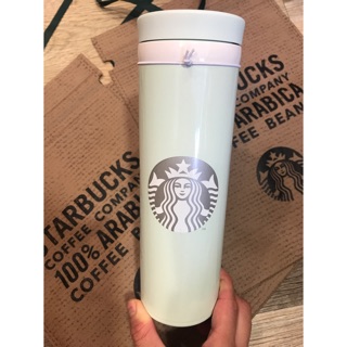 A現貨 韓國星巴克粉藍色保溫杯350ml 超輕量A2020018、A2020005