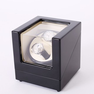 黑色鋼琴烤漆2+0款馬達盒自動上鏈手錶盒 上鏈表盒搖錶器 機械錶盒 動力儲存盒 搖錶器 手錶自動上鍊盒 加大版間距