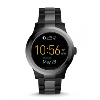 現貨免運費～FOSSIL Q Founder 2.0系列觸控式螢幕智慧型腕錶(黑灰色)