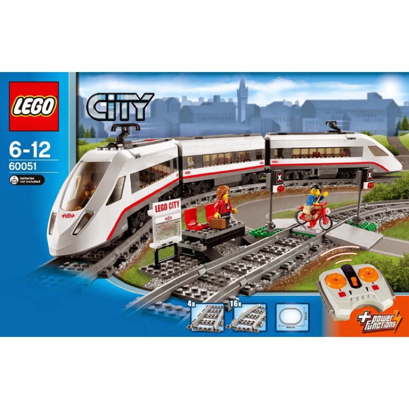 樂高LEGO#60051 High-speed Passenger Train 全新未拆 日本帶回