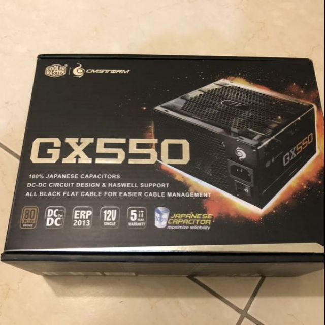 酷媽 Coolermaster  NEW GX550W 電競版80銅 550w psu