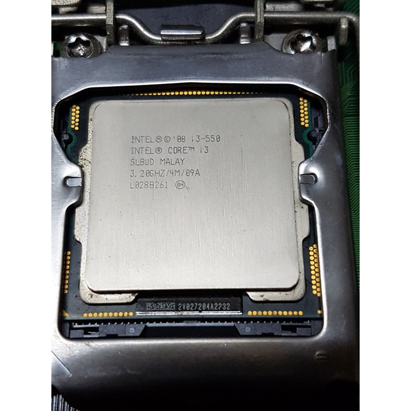 Intel Core i3-550處理器(3.2G)+宏碁H57D02A1主機板(1156腳)整套賣、附原廠風扇與檔板