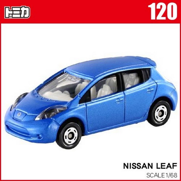 【華泰玩具花蓮店】日產 LEAF(藍)/TOMICA 120-1多美 火柴盒小汽車