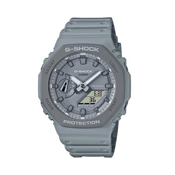 CASIO卡西歐 G-shock 男 農家橡樹時尚八角(灰)腕錶 (GA-2110ET-8A) 48.5mm