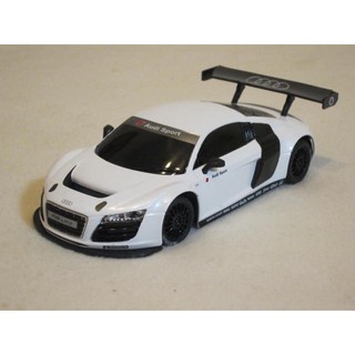 【露天蝦皮便宜免運】 1:24(1/24)全新原裝奧迪AUDI R8 LMS空力版賽車白色原廠授權RASTAR遙控車