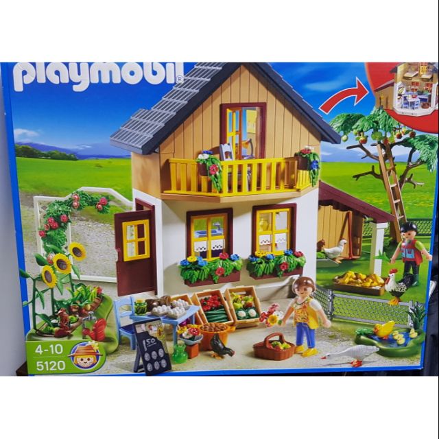 (限favorite119下標) Playmobil 5120 摩比 稀有 絕版  農場 農舍