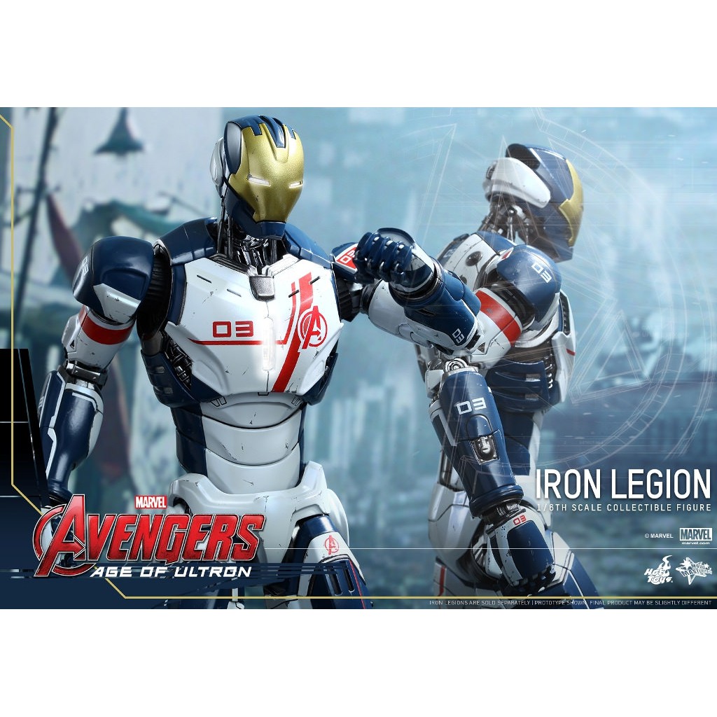 【全新未拆】Hot Toys  1/6 – MMS299 – 復仇者聯盟2：奧創紀元【鋼鐵大軍】Iron Legion