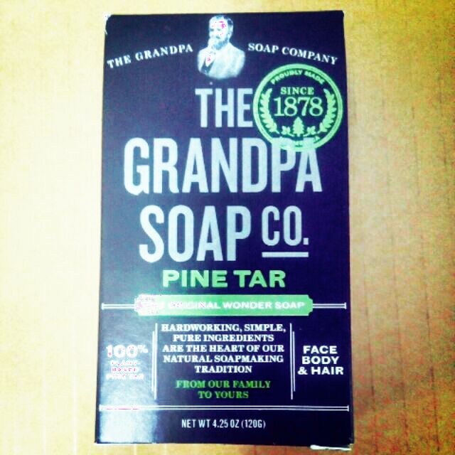 Grandpa’s Soap 神奇爺爺/祖父牌 松焦油護膚皂環保萬用皂/全身香皂/洗髮皂  ( 92g &amp;120g)