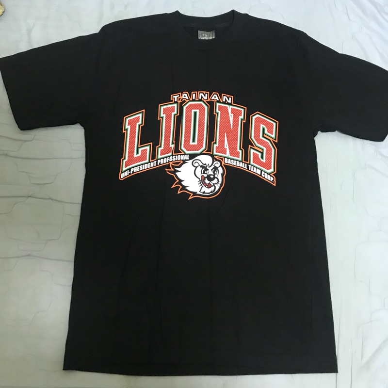 Lions 台南 統一獅 復古 古著 球迷 應援 T恤 中華職棒