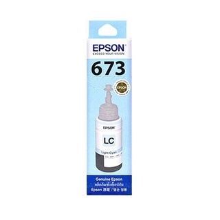EPSON T673/T6735/T673500原廠淡藍色墨水 適用:L800/L805/L1800