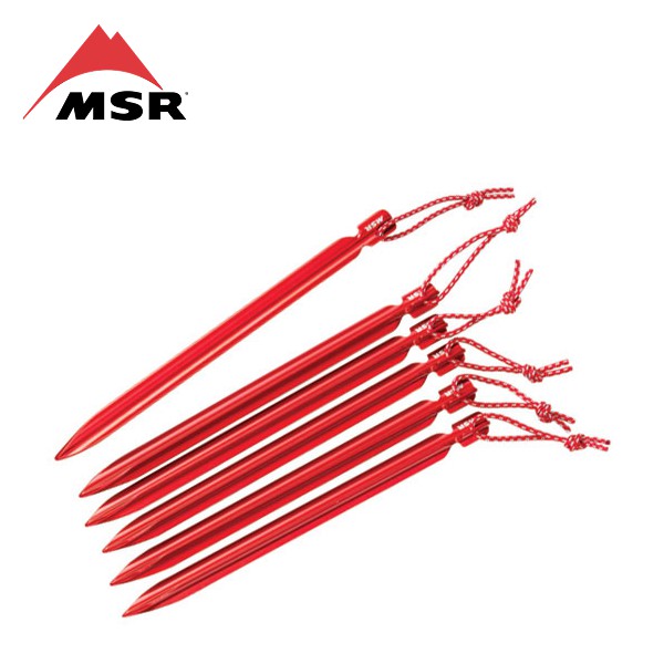 MSR-Mini Groundhog 鋁合金營釘(6入) 登山營釘 #MSR-05808