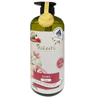 🌸免運優惠🌸AiLeiYi洋甘菊潤膚沐浴精-玫瑰花香1000ml(1瓶/2瓶/3瓶)